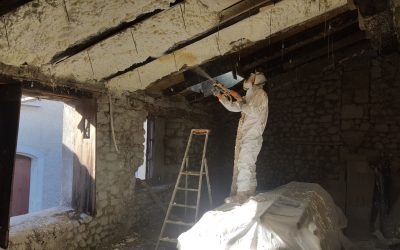 Isolation des plafonds rampants à Congénies (Gard)
