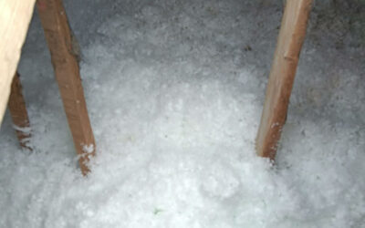 Isolation des combles perdus en laine soufflée minérale