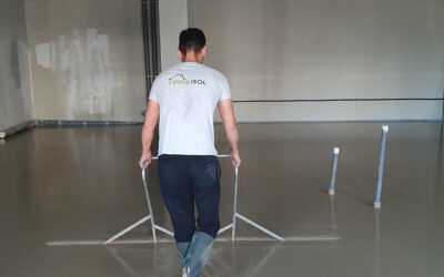 Une chape pour un local commercial