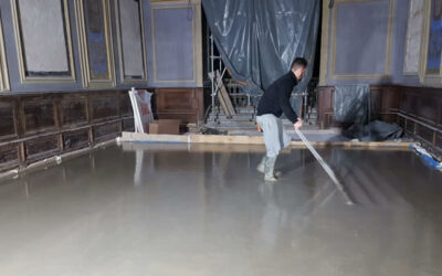 Chape liquide sur plancher chauffant