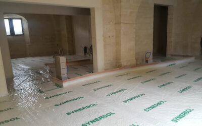Isolation des sols en mousse polyuréthane projetée
